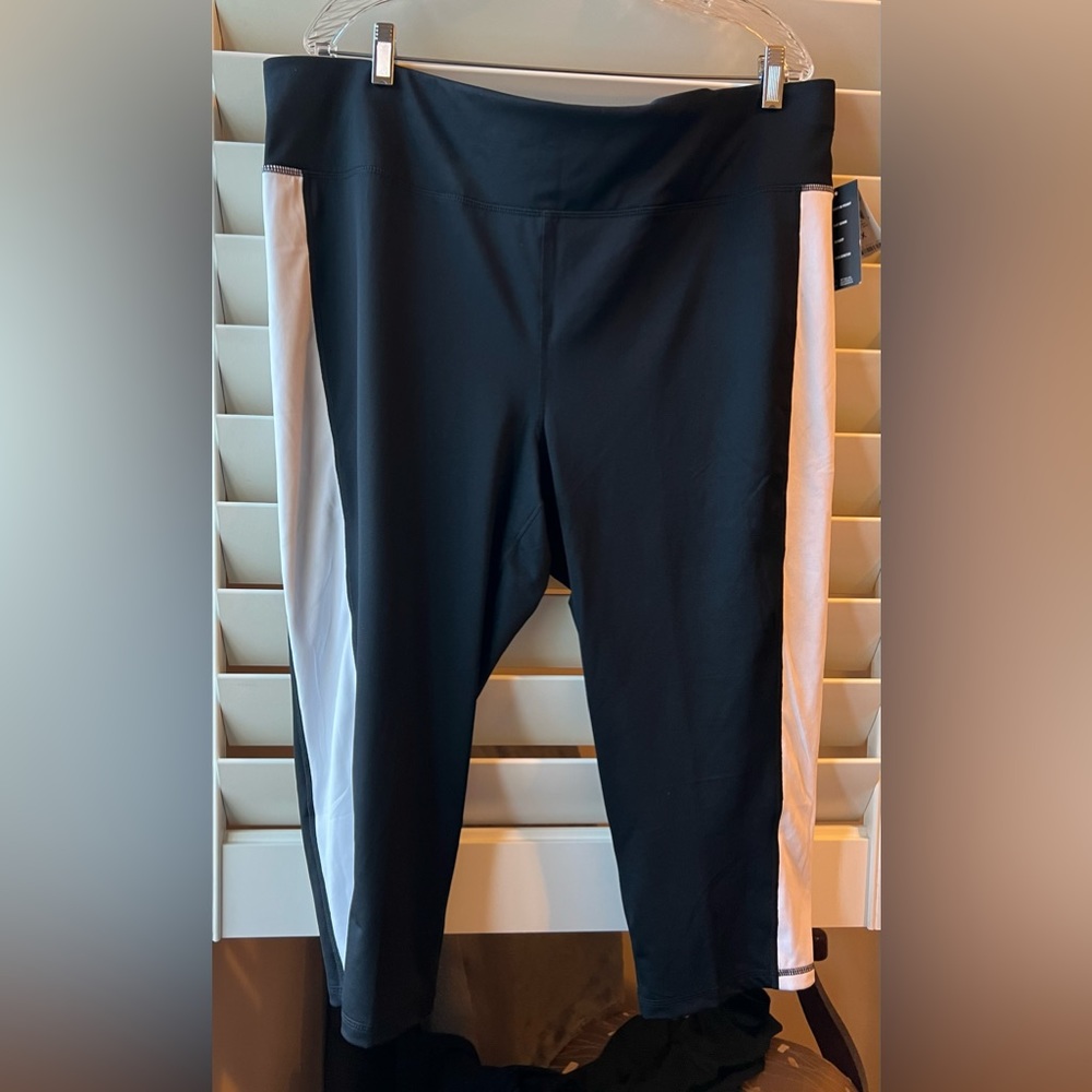 IDEOLOGY - NWT - 3X - Black/White - Leggings